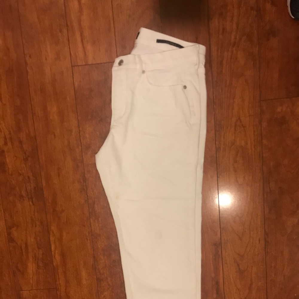 BANANA REPUBLIC white girlfriend jeans
